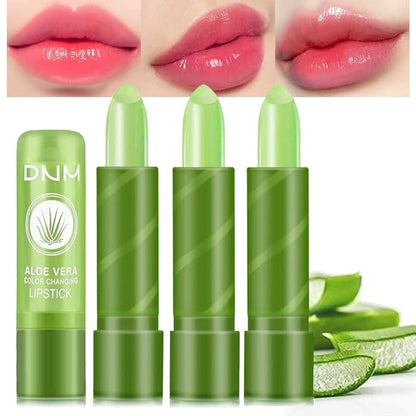 evpct 3Pcs Aloe Vera Tinted Lip Balms PH Changing