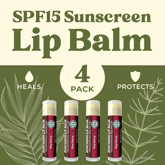 SPF Lip Balm 4-Pack by Earth's