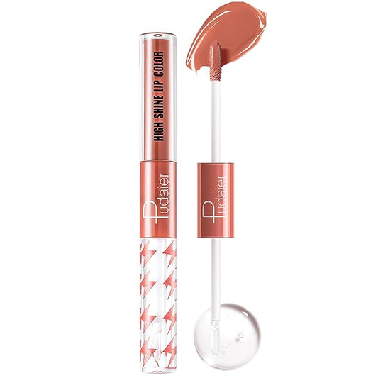 MIELIKKI Liquid Lipstick with Clear Lip Gloss, Dual Gloss,