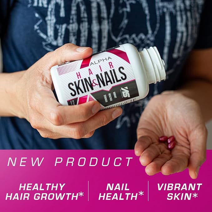 Hair, Skin, and Nails Supplement for Women - Vibrant HSN Health and Strength with Biotin, Collagen, and Vitamins to Support Hair Growth, Thickness, and Skin Radiance - 90 Capsules