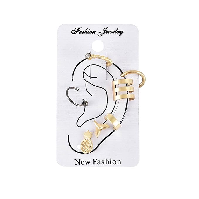 Bohemia Pineapple Mermaid Tail Studs Earrings