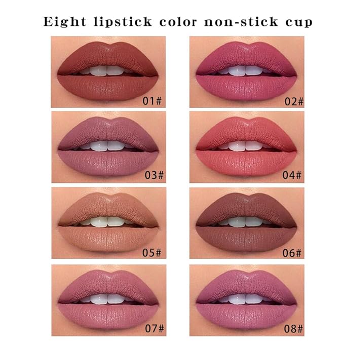 YUANLI Lip Stain Marker Pen, Lip Liner and Lipstick 2 in 1, Long Lasting Waterproof Matte Lip Tint Stain for Women, Hydrating and Waterproof 24 Hour Lip Liner Pencil & Liquid Lipstick - 04