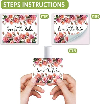 OLYCRAFT 100Pcs 4 Styles Pink Rose Wrapping