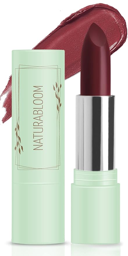 Vegan Lipstick (Plum) - Sensational One-Stroke Long Lasting Lipstick from Natural Oils & Butters Full-Coverage Lip Color with Shea Butter & Coconut Extact - Premium Hydrating Lipsticks