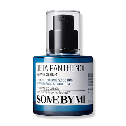 SOME BY MI Beta-Panthenol Repair Serum – 1.01oz, 30ml – Korean Hydrating Hyaluronic Acid Serum for Face – Daily Barrier Repair & Soothing Formula with Beta-Sitosterol & Panthenol – Korean Skin Care