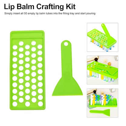 Lip Balm Filling Tray and Spatula