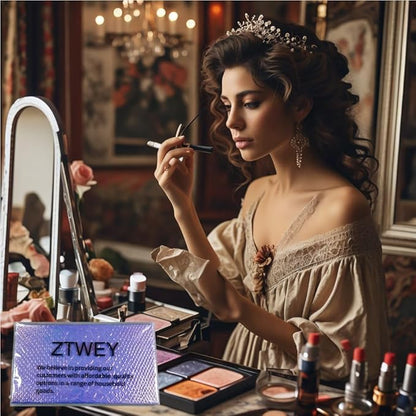 Makeup Palette With Mirror, Empty Eyeshadow Makeup Box