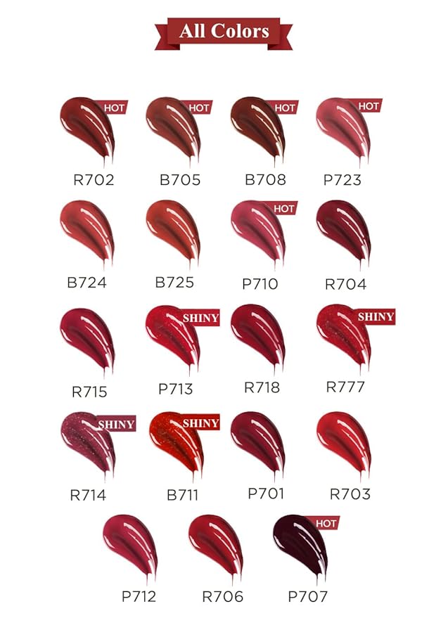 COLORKEY Lip Gloss Mirror Series, Hydrating Lip Gloss Gloss