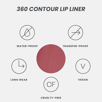 Wonderskin Lip Liner Pencil - 360 Contour Lipliner,