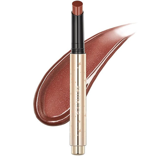 FOCALLURE Shimmer Lipstick,Moisturizing Plumping Lip Gloss,Shimmery Glossy Finish,Hydrating,Long Lasting,Non-Stick Cup Lip Makeup,High Shine for Plumper Looking Lips,Hallucinate