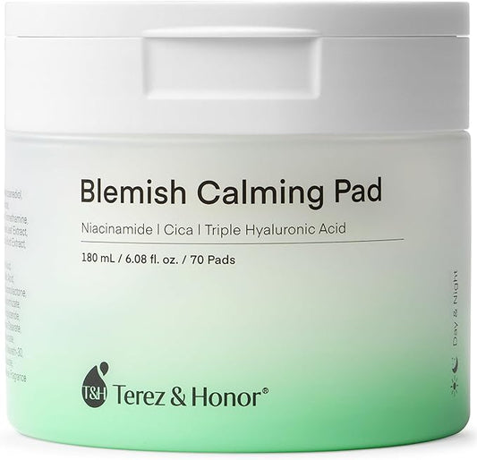 Niacinamide Centella Asiatica Hyaluronic Acid Serum Pad - Korean Brightening, Moisturizer, Deep Hydrating Toner Skincare for Face with Pure Ground Cotton Pad for Routine Facial Care - Made in Korea
