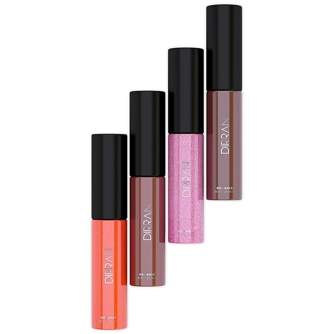 Organic Lip Gloss, 24hr Hydration, Vegan, Antioxidant-Rich, Soft Organic