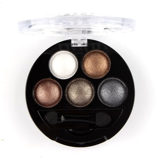 Mallofusa 5 Colors Eye Shadow Palette Powder Glitter 7oz