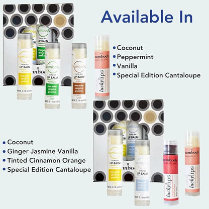 Lip Balm Beeswax Gift Set -Assorted Ingredients,