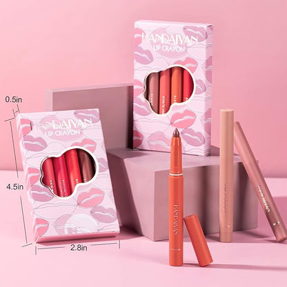 6 Colors Matte Lipstick Lip Liner