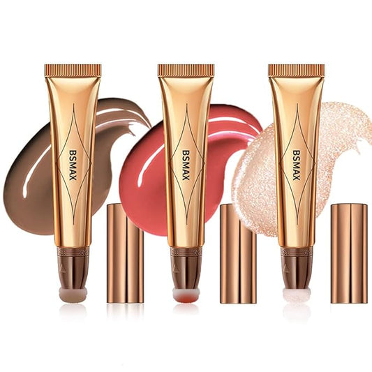 3 Pcs Liquid Contour Beauty Wand Set, Contour Stick