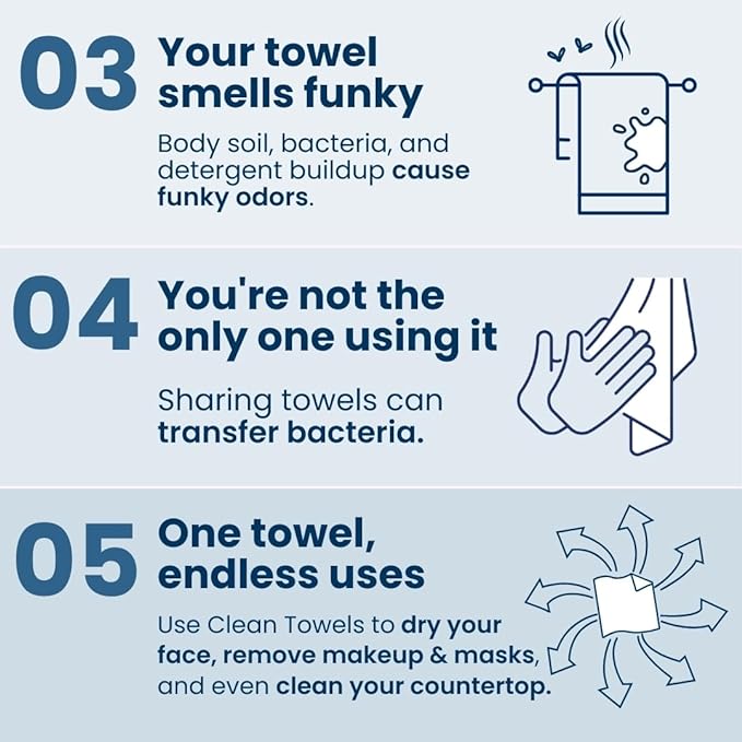 Clean Skin Club Clean Towels XL™,