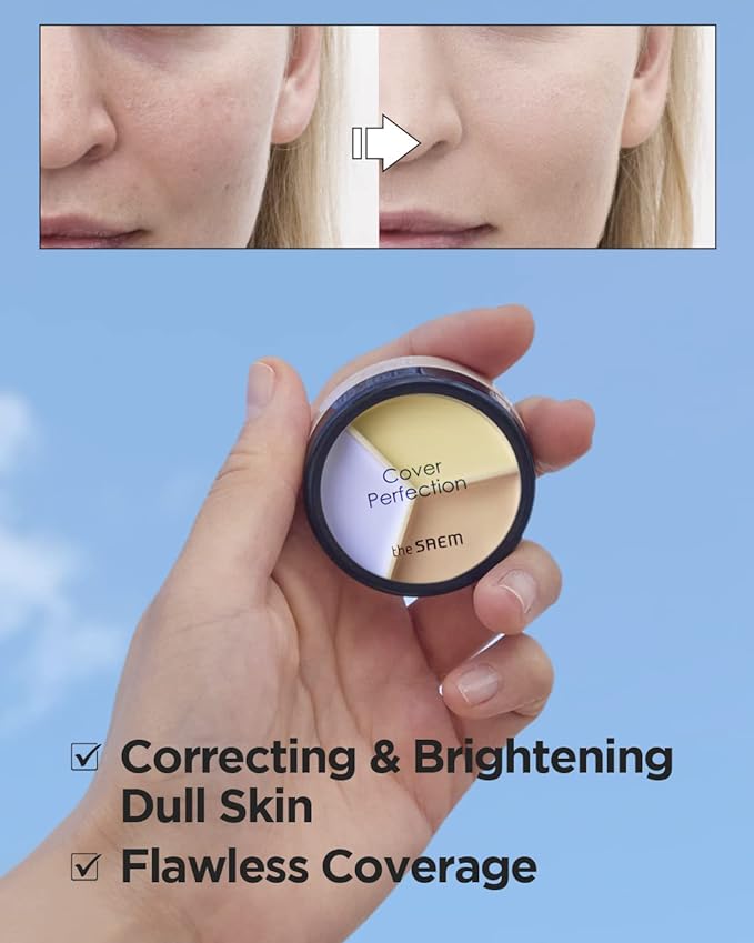 THESAEM Cover Perfection Triple Pot Concealer 04 Tone Skin Tone