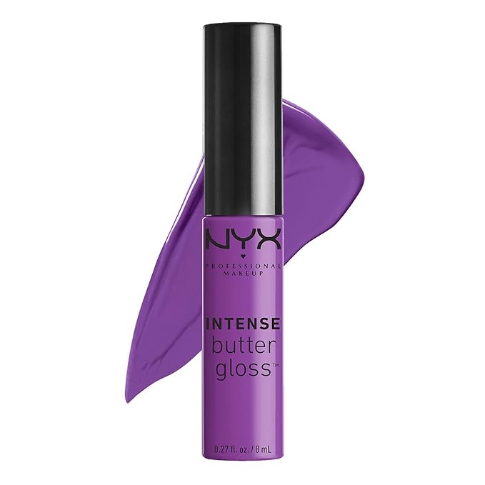 NYX PROFESSIONAL MAKEUP Intense Butter Gloss, Berry Strudel Gloss,