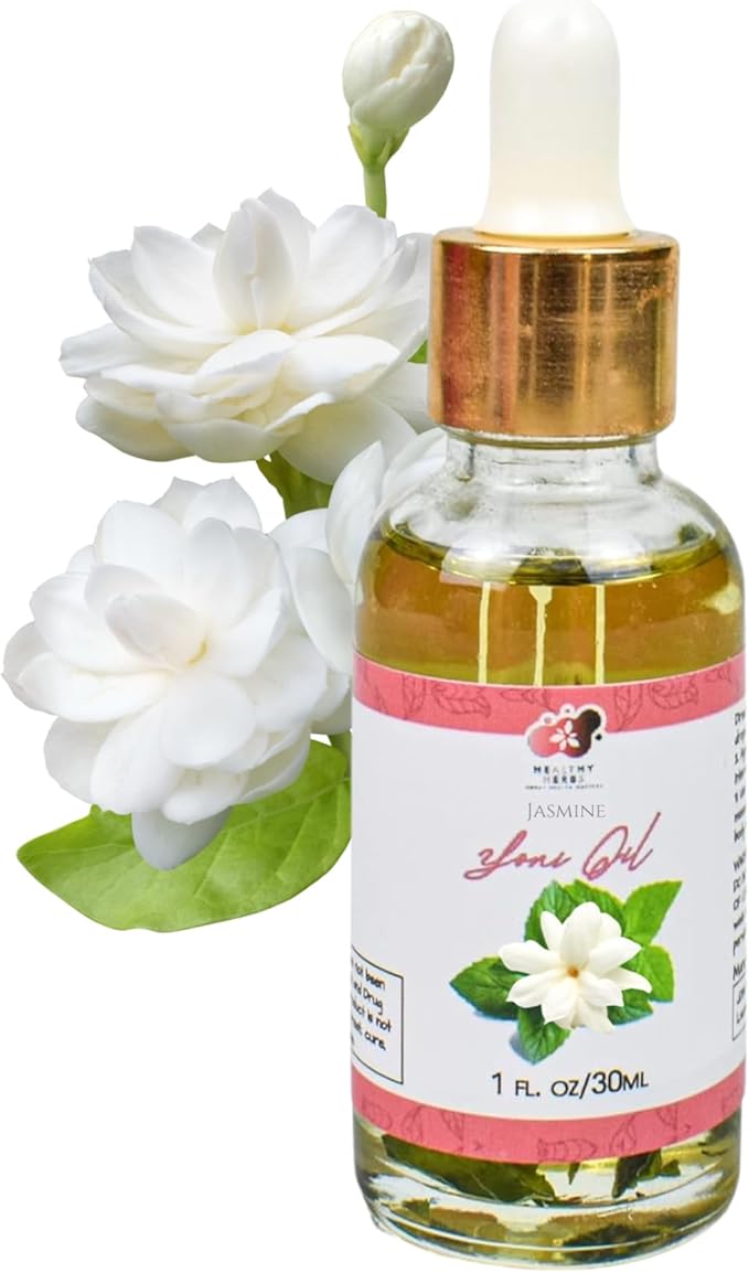 Yoni All-Natural Intimate Care Oil | Powerful Plant-Based Herbal Massage Oil for Intimate Areas | Odor Control, Menstrual Support, Natural pH Balance | Women-Owned (Jasmine)