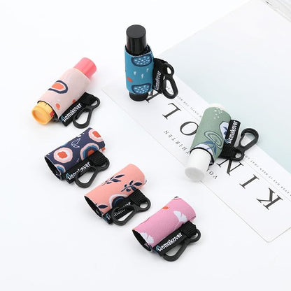 6 Pack Compact Clip-On Chapstick Holder Whale)