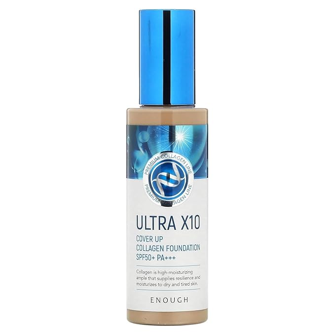 Enough Ultra 10X Cover Up Collagen Foundation, SPF 3.53 oz