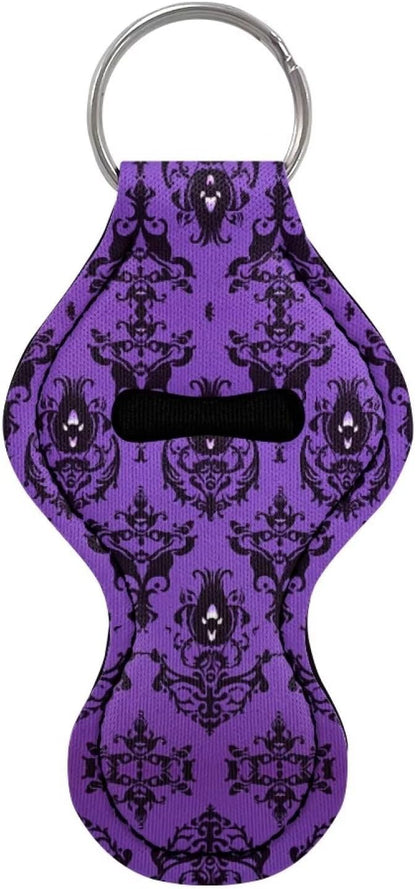 Chapstick Holder Keychain for Lipstick Lip Girls