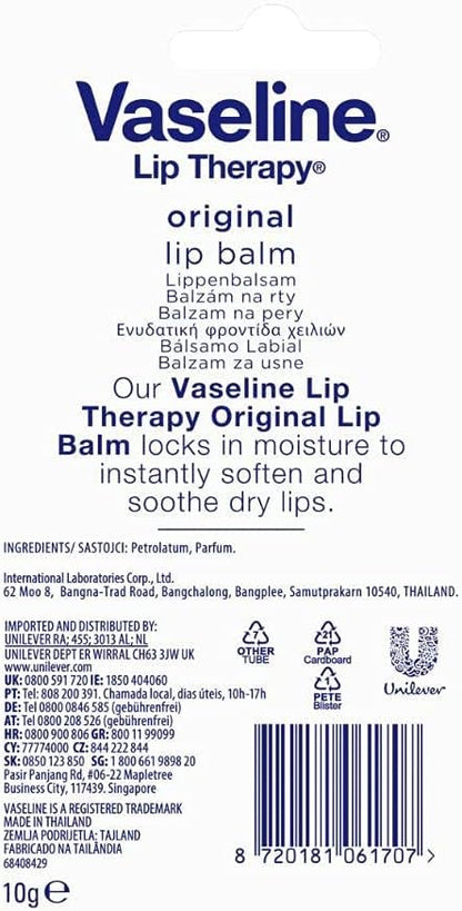 Vaseline Lip Therapy Lip Balm Tube,