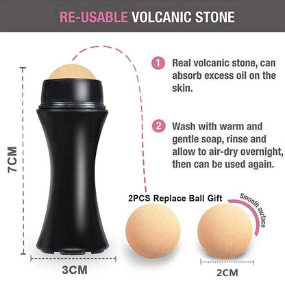 103 PCS Volcanic Roller Oily Skin Oil Control