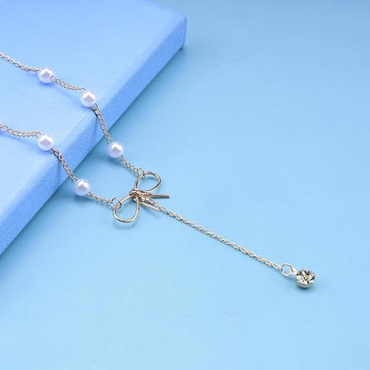 Bohemia Crystal Y Lariat Necklace Chain