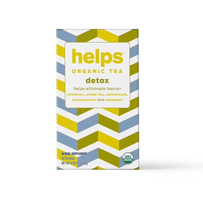 Helps TEAS | Mix of Helps Detox Tea, Helps Happy Belly Tea and Helps Go Regular Tea | Facilitating Naturally Our Detox and Depurative Process | 16 Tea Bags Each |