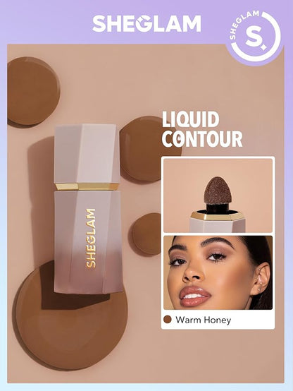 SHEGLAM Sun Sculpt Liquid Contour Stick Long Lasting Makeup-Warm Money