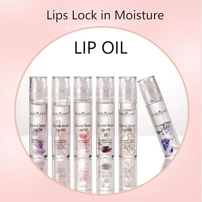 Lip Gloss Set, 6 PCS, Transparent Lip Balm, Gloss