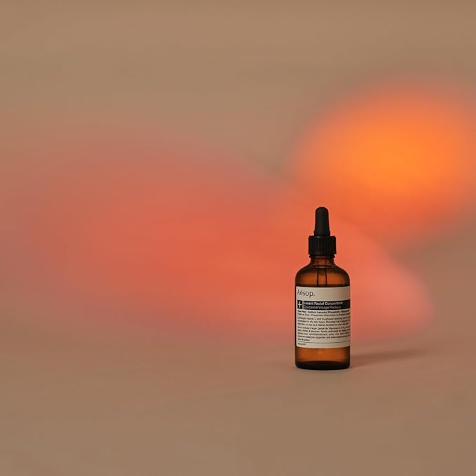 Aesop Lucent Facial Concentrate | Lightweight Vitamin C Facial Serum for Replenished, Hydrated, and Balanced Skin | 2.1 Oz