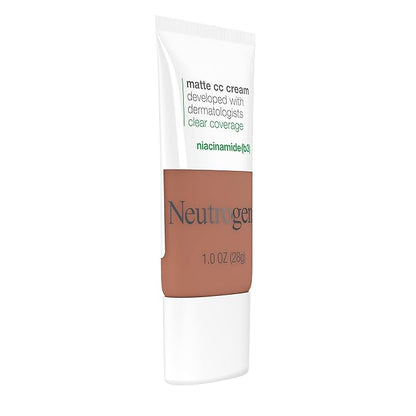 NEUTROGENA Clear Coverage Color Correcting Cream . 8.0 / Amber 1.0 oz