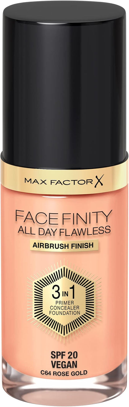 Max Factor Facefinity 3-in-1 All Day Flawless Liquid 30 ml