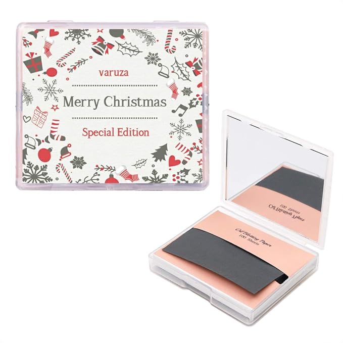 [200 Counts + Mirror Case] Christmas Edition Natural