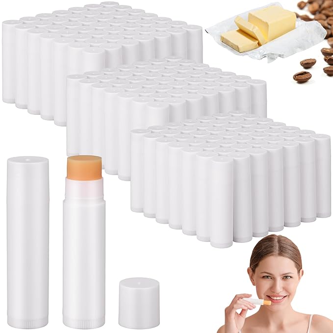 Demissle 150 Pcs Unlabeled Lip Balm Guests