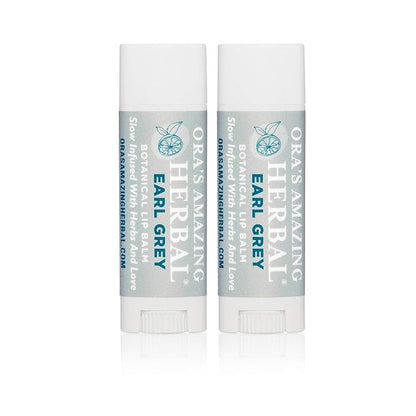 Natural Earl Grey Lip Balm, Bergamot Herbal