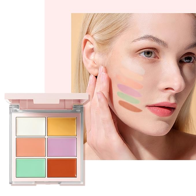 MAEPEOR Face Conceal Contour Palette 6 Colors Full