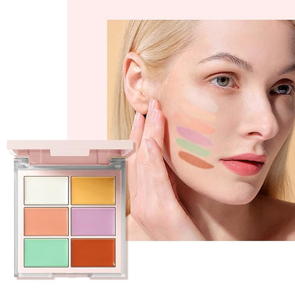 MAEPEOR Face Conceal Contour Palette 6 Colors Full