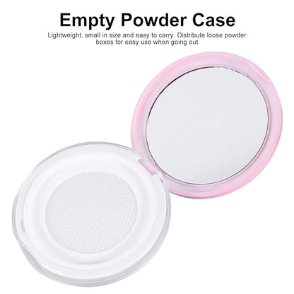 Powder Puff 2pcs Loose Powder Containers with Elasticated 5g