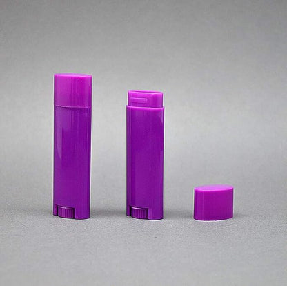 5ml 50Pcs Empty Oval Deodorant Lip Deodorants(Purple)
