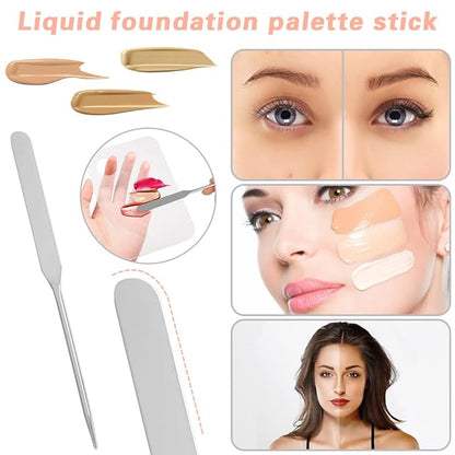 Acrylic Cosmetic Makeup Palette, 3PCS Makeup Mixing Palette