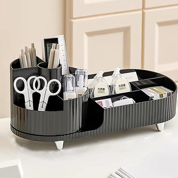 Rotating makeup organizer,large capacity cosmetic