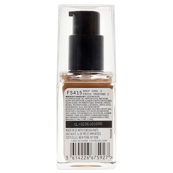 COVERGIRL Matte Ambition, All Day Foundation, Deep Cool