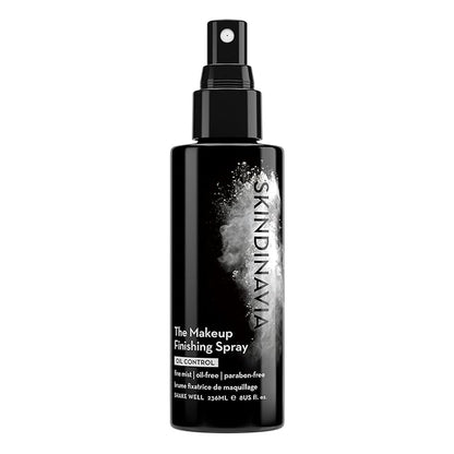 Skindinavia The Makeup Finishing Spray, Oil Control Makeup Setting Spray, All-Day Wear, Long-Lasting Up to 16+ Hours, Heat-Resistant & Waterproof, Fine Mist, 8.0 Oz