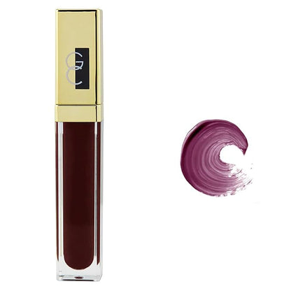 Gerard Cosmetics x Lyrica Anderson Light 'Em Up Lip Gloss - James | Super Pigmented Wine Lip Gloss | Moisturizing Lip Gloss with Mirror and LED Light | Cruelty Free & Made in USA