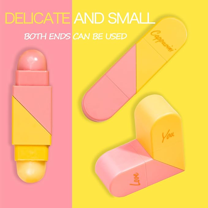 Heart Shaped Dual-use Deformable Lip Balm box，Gifts