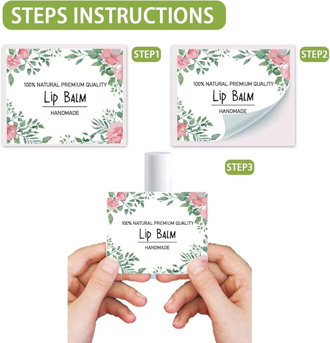 OLYCRAFT 100Pcs 4 Style Lip Balm